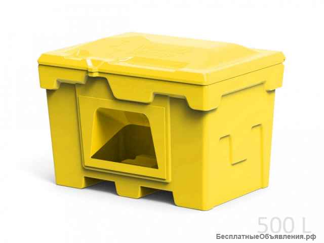 Ящики для песка пожарные, для соли, реагентов, химикатов