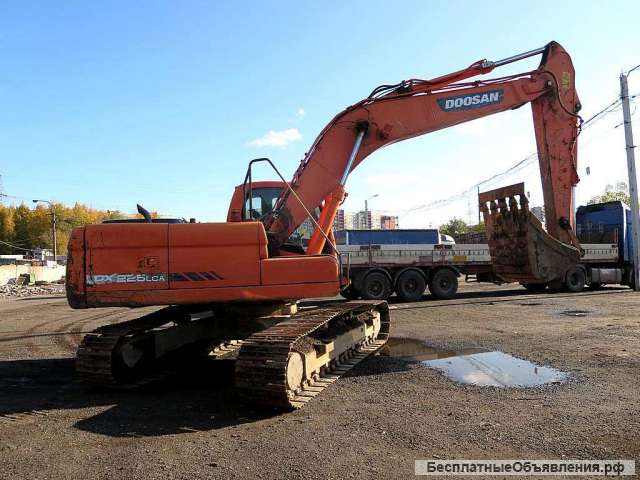 Гусеничный экскаватор Doosan 225, 2012 г, 2 ковша