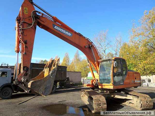 Гусеничный экскаватор Doosan 225, 2012 г, 2 ковша