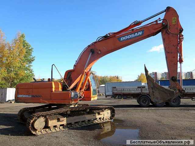 Гусеничный экскаватор Doosan 225, 2012 г, 2 ковша