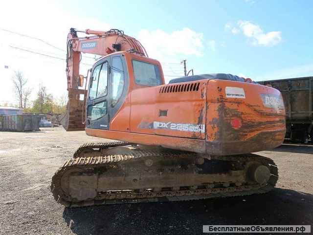 Гусеничный экскаватор Doosan 225, 2012 г, 2 ковша