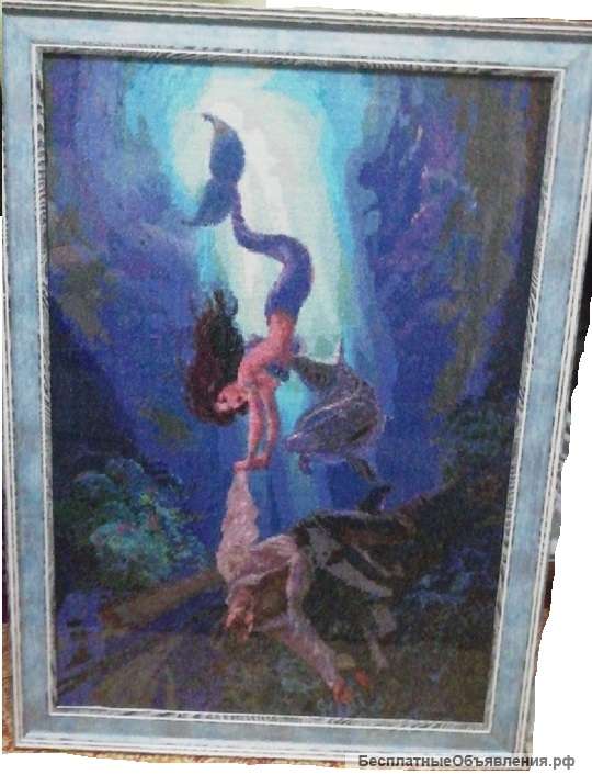 Картина ручной работы "Русалка"