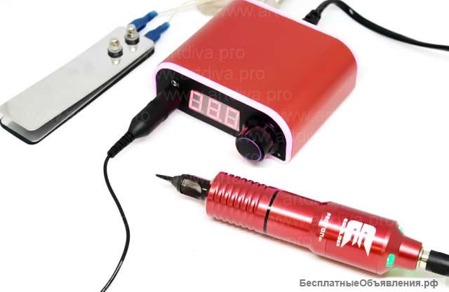 Роторная ручка Equaliser с блоком Power для татуажа и татуировки