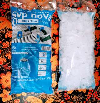 Зажим система выравнивания плитки Nova 1mm