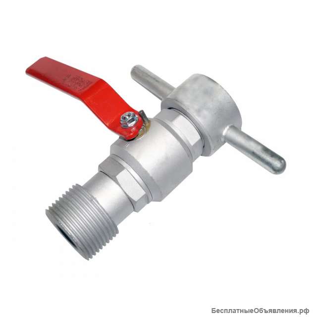 Кран запорный M60x4L