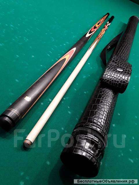 Новый кий ручной работы Е. Янковского цветок из граба