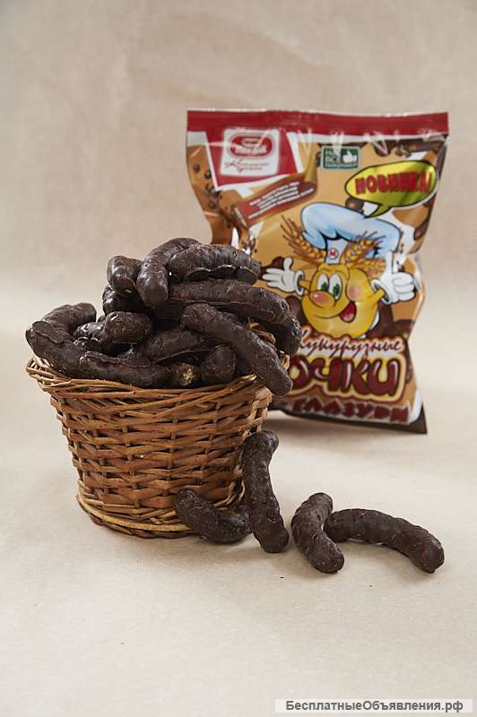 Кукурузные палочки глазированные шоколадом Мак-даК