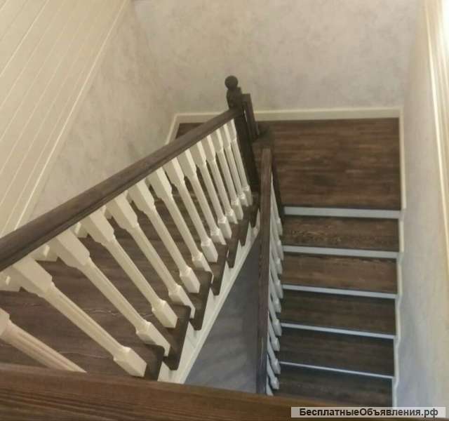 Обшивка лестницы
