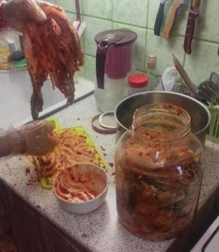 Маринад, паста кимчи бэйс, соус для салата Кимчи