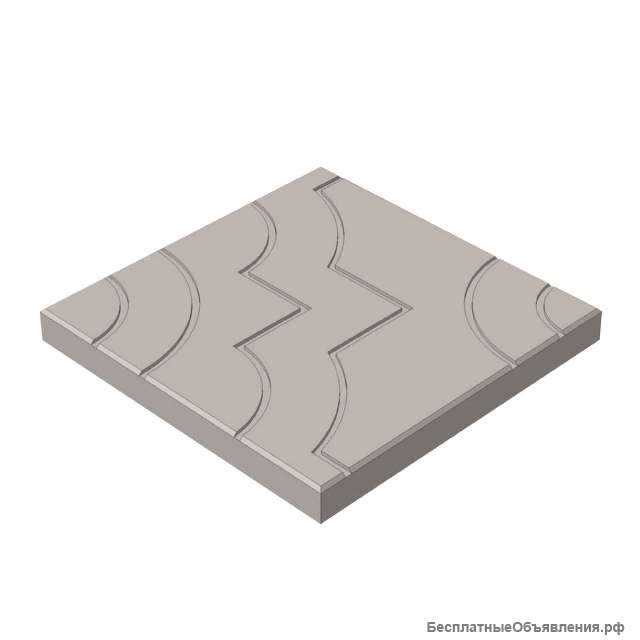 Тротуарная плитка фантазия 300X300X30