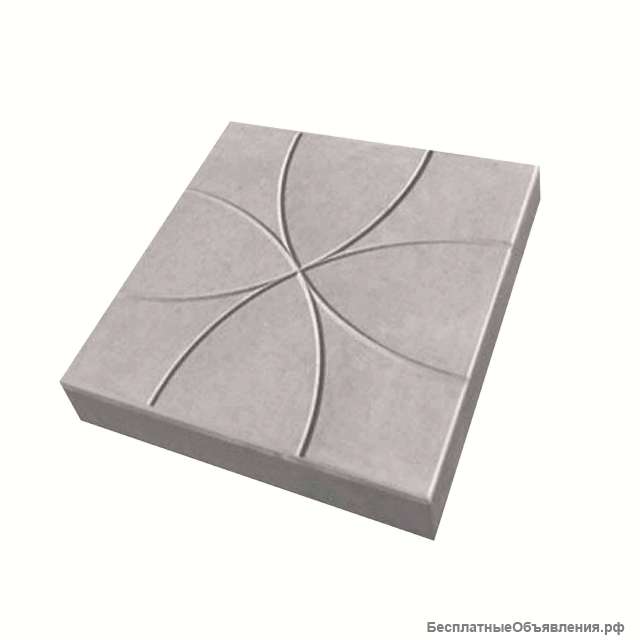 Тротуарная плитка цветок 350Х350Х50