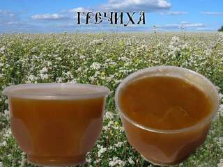 Мёд алтайский Гречиха Тёмное и Светлое разнотравие