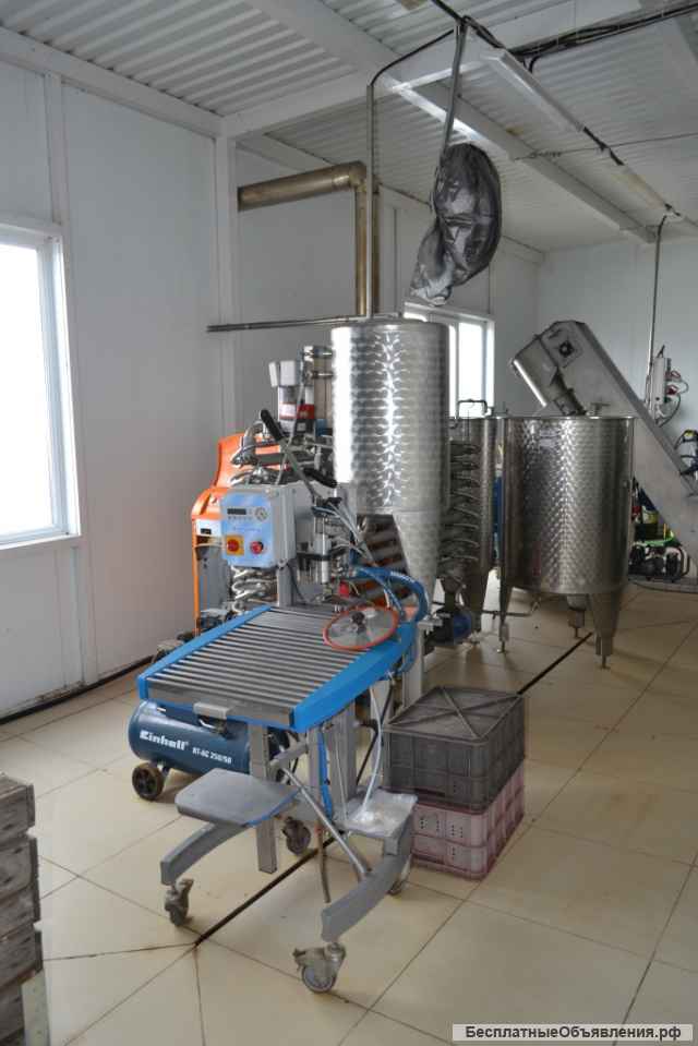 Линия производства сидра