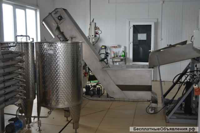 Линия производства сидра