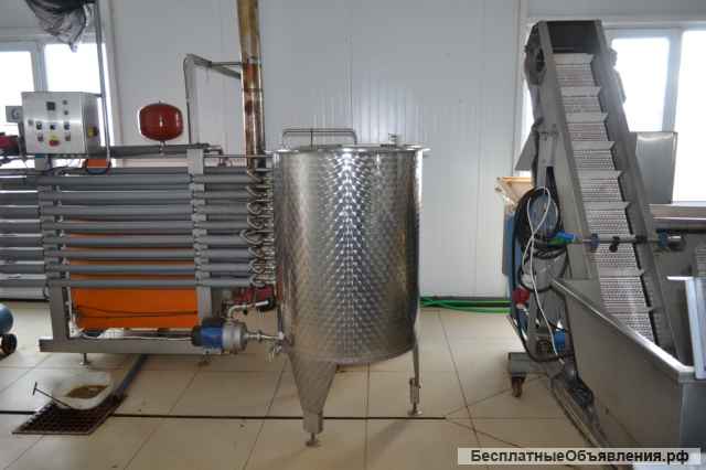 Линия производства сидра