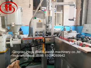 Ко-экструзионная линия для производства террасной доски /сайдинг из ПЭ/ПВХ ДПК
