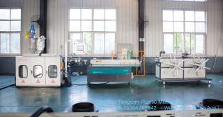 Высокоскоросная экструзионная линия для производства однослойных гофрированных труб из ПП/ПЭ/ПВХ