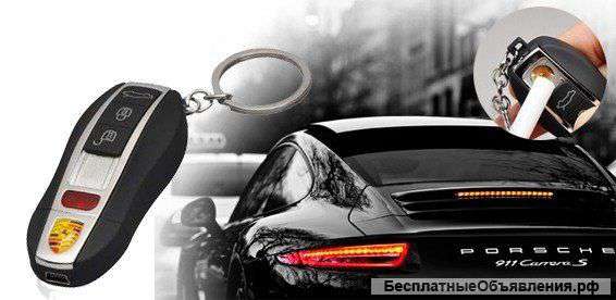 Usb брелок-зажигалка «porche»