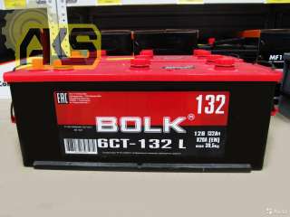 Аккумулятор автомобильный Bolk 132 (140) 12В 132Ач