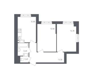 2-х комнатная квартира