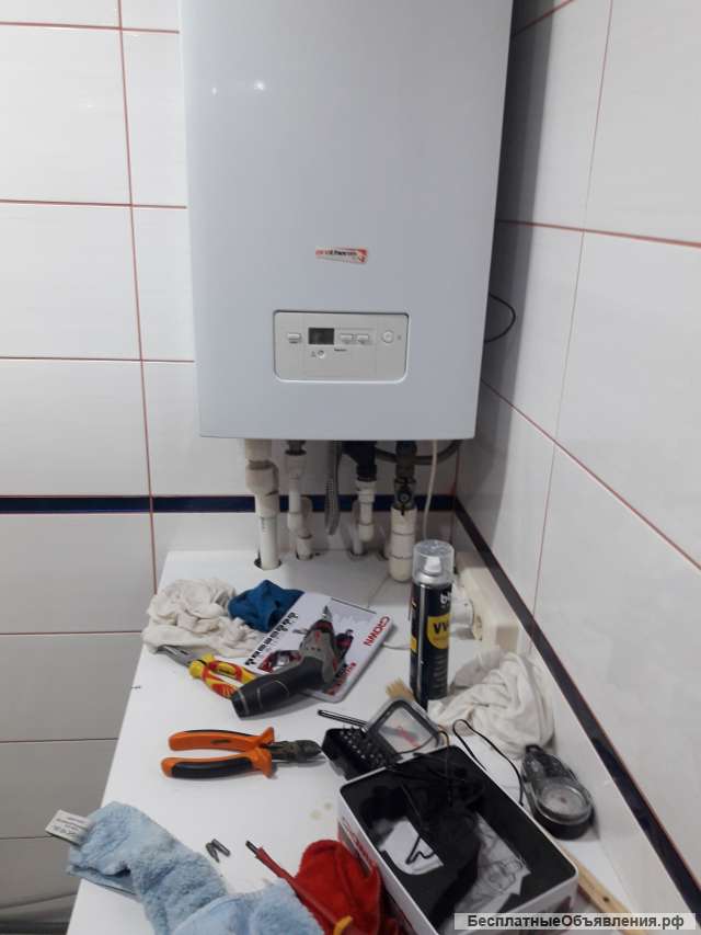 Ремонт газовых, электрических котлов. Водонагревателей