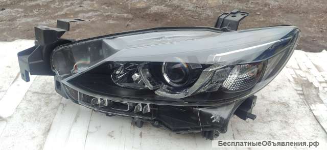 Фара левая Мазда 6 GJ рестайлинг адаптив