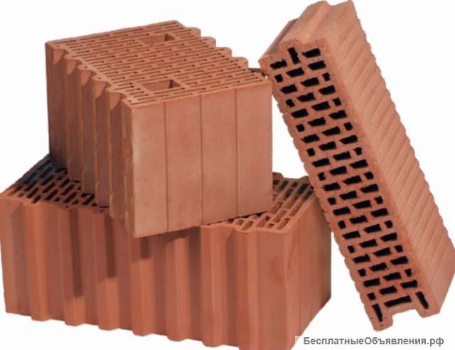 Керамические крупноформатные поризованные блоки. Теплая керамика