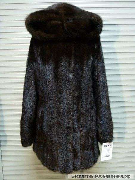 Шикарная шубка из норки Black Glama