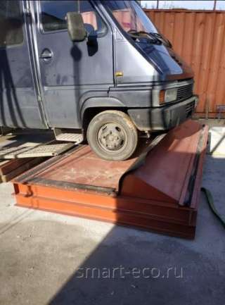 Колесоотбойник для грузовых авто механический