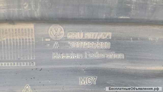 Бампер задний для Фольксваген Поло седан. Volkswagen Polo sedan.