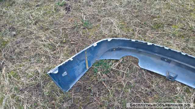 Губа заднего бампера для Вольво Эс 80. Volvo S80. Нижняя часть.