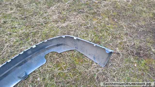 Губа заднего бампера для Вольво Эс 80. Volvo S80. Нижняя часть.