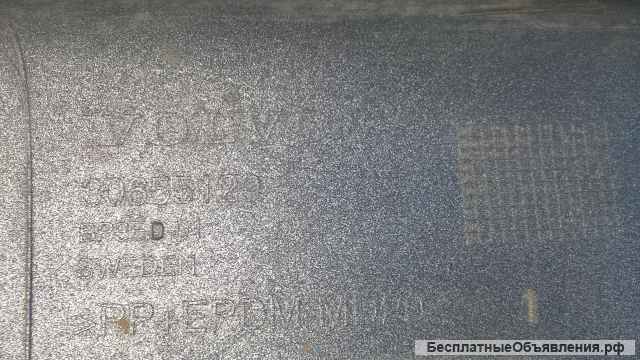 Губа заднего бампера для Вольво Эс 80. Volvo S80. Нижняя часть.