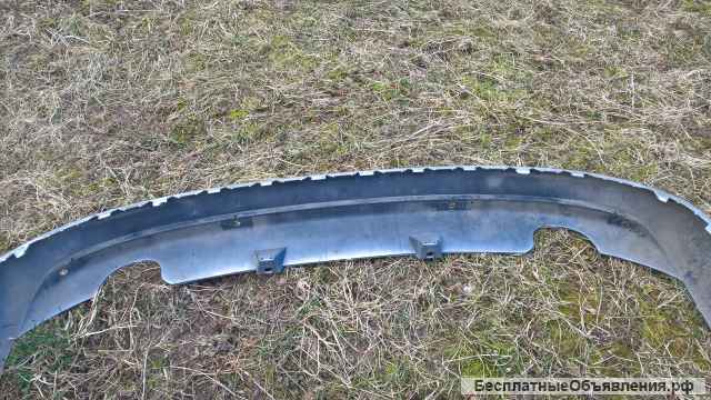 Губа заднего бампера для Вольво Эс 80. Volvo S80. Нижняя часть.