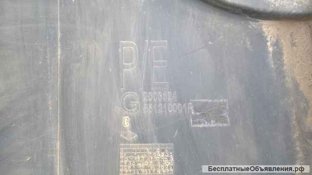 Бампер для Рено Мастер 3. Renault Master III. Левая часть.