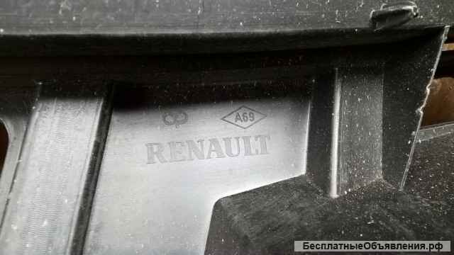 Усилитель бампера верхний для Рено Клио 3. Пластиковый. Renault Clio 3.