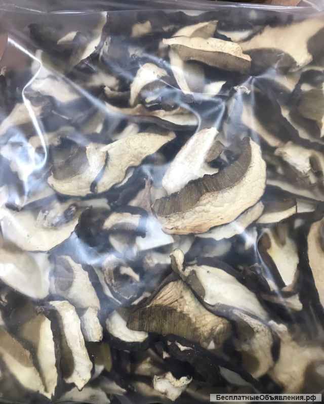 Белый сухой гриб разных сортов