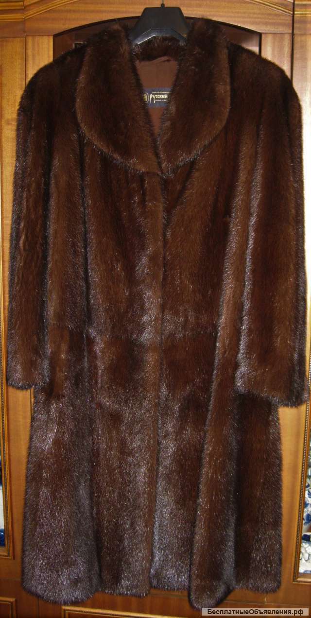 Шуба норка, размер 58-60