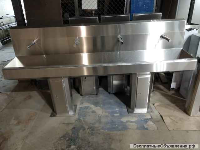 Бесконтактные, многосекционные сенсорные рукомойники ASP-WL