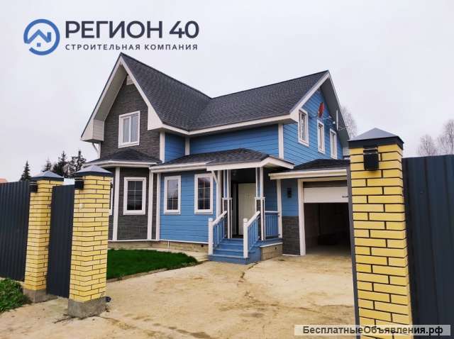 Дом с теплым гаражом в деревне