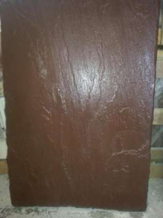 Натуральная, заграничная плитка 900*600*30 мм, ярко коричневая