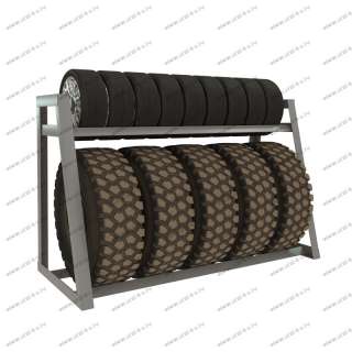 Металлический стеллаж для шин