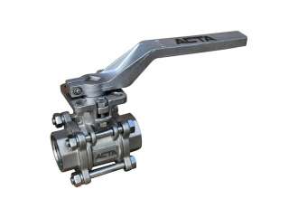 Краны шаровые трехсоставные АСТА КШ651 1/4''-4''