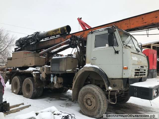 Установка сваебойная УГМК-12 на базе КамАЗ-53228, 6х6 б/у