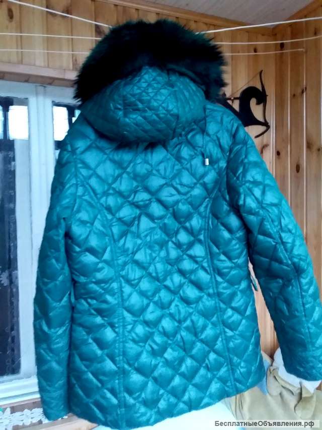 Куртка женская-пуховик бу в отличном состоянии