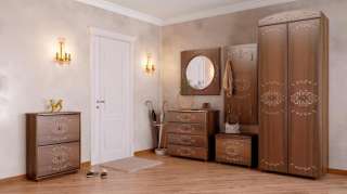 Модульная прихожая Каролина ТЦ Февраль Комфорт
