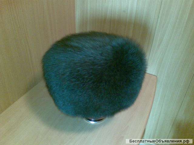 Женская зимняя меховая шапка из песца