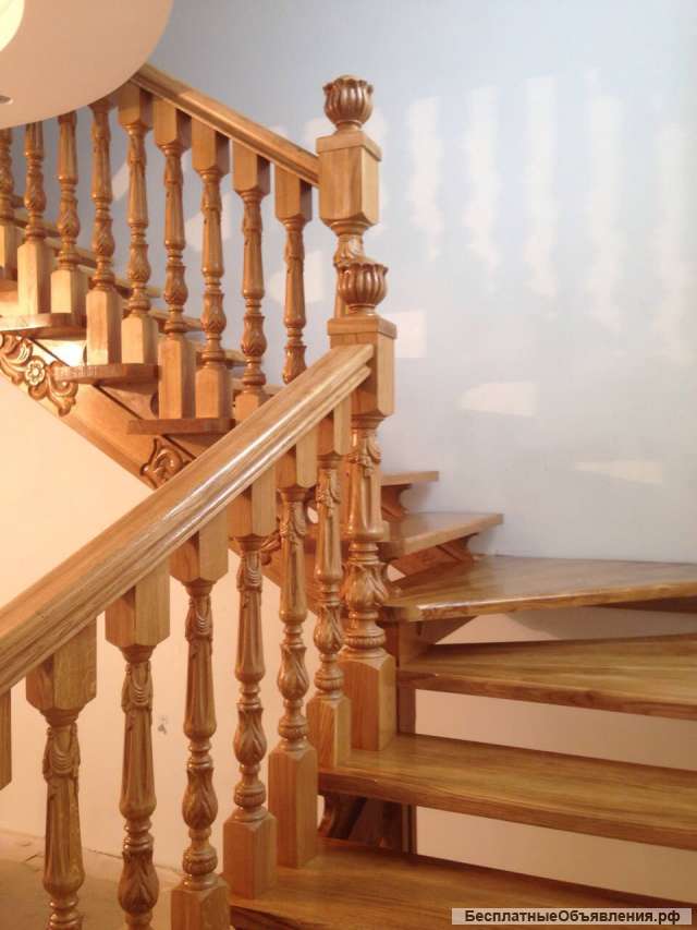 Изготовление деревянных лестниц любой сложности