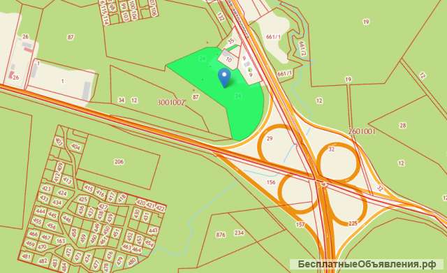 Земельный участок 44054квм
