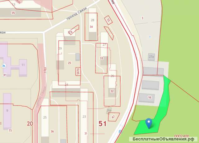 Земельный участок 1495квм